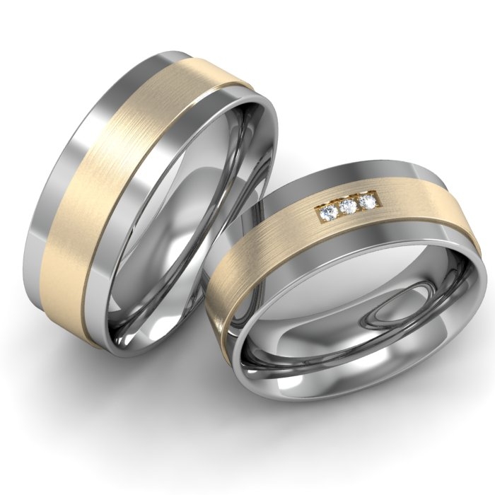 2 Silber Ringe Trauringe Verlobungsringe & Gravur TT6 