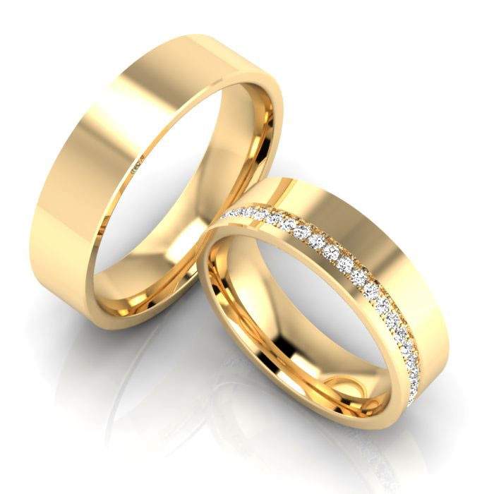 Eternity Ring Gold mit Diamanten
