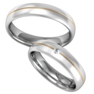 Verlobungsringe in Silber für Paare