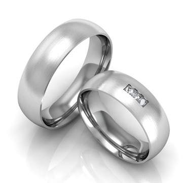 Verlobungsringe Silber Brillanten ID817