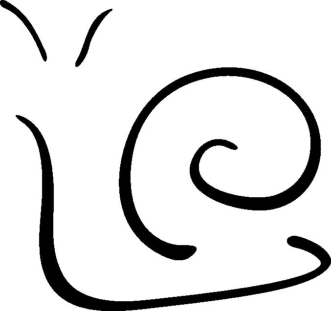 Schnecke Innengravur Symbol