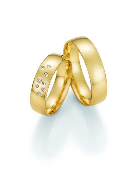 Trauringe Gold Honeymoon Solid Brillant 66-47050