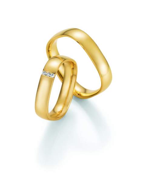 Trauringe Gold Honeymoon Quadra Brillant 66-49030