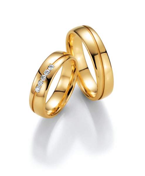 Trauringe Gold Honeymoon Premium Brillant 02-40130